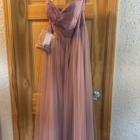 Azazie Dresses & Skirts - Azazie roni vintage mauve A12 NWT. Decided to wear a different style dress.